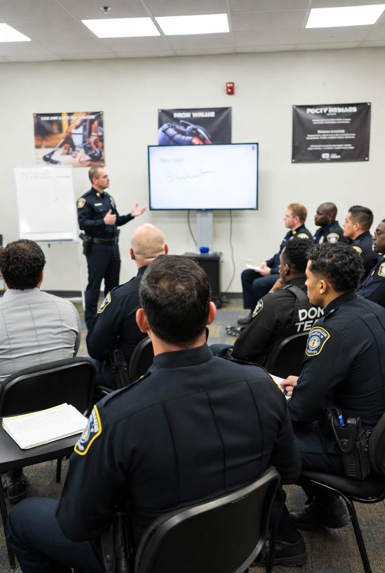 Guard training session in progress.